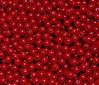 Red 6mm Round Plastic Beads