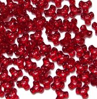 Dark Ruby Tri Beads 500pc ruby,transparent,tri,beads,bead,craft