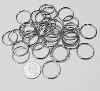 Split Rings 25mm 144pc split,rings,hooks,crafts,beading,clasp