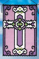 Stained Glass Cross Beaded Banner Kit