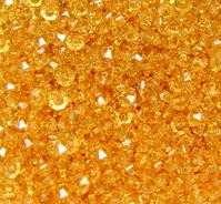 Sun Gold 6mm Rondelle faceted spacer beads 1000pc 