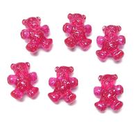 Teddy Bears Beads Hot Pink Sparkle teddy,bears,beads