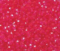 Transparent Bright Pink 8mm Faceted Round Beads facted,beads,crafts,plastic,acrylic,round,colors,beading,stores