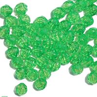Transparent Lemon Lime 6mm Faceted Round Beads facted,beads,crafts,plastic,acrylic,round,colors,beading,stores