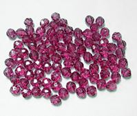 Transparent Mauve 8mm Faceted Round Beads facted,beads,crafts,plastic,acrylic,round,colors,beading,stores
