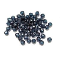 Transparent Montana Blue 6mm Faceted Round Beads facted,beads,crafts,plastic,acrylic,round,colors,beading,stores