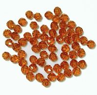 Transparent Topaz Dark 8mm Faceted Round Beads facted,beads,crafts,plastic,acrylic,round,colors,beading,stores