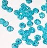 Transparent Turquoise Light 6mm Faceted Round Beads