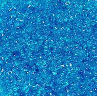 Transparent Turquoise Tri Beads 500pc turquoise,blue,tri,beads,bead,craft