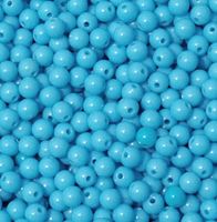 Turquoise Lighter 6mm Round Plastic Beads beads,crafts,plastic,acrylic,round,colors,beading,stores