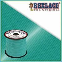 Turquoise Rexlace Plastic Lacing 100yds