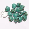 Turquoise Skull Beads Semi Precious Stone Howlite