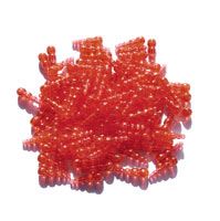 UV Transparent Raspberry Stack Beads 50pc