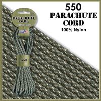 Uniform Camo 550 Parachute Cord, 16ft.