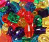 Jumbo 25mm Assorted Shapes Transparent Colors