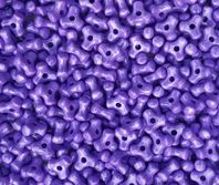 11mm Tri Beads Opaque Grape color, made in the USA, Jolly Store Crafts