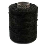 Black waxed poly cord 116yd poly,cord