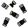 15mm (5/8 inch) Plastic Paracord Buckles Black 5pc