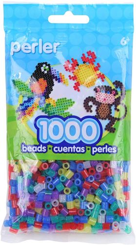 Multi-Color Glitter Mix Perler Fusion Beads 1,000pc