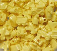 Yellow Transportation Beads Cars Trains Planes Boats 25pc transportation,beads,crafts,cars,planes,trains,boats